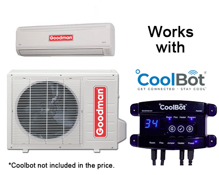 Coolbot Mini-Split air conditioner 24000btu. Works with Coolbot.